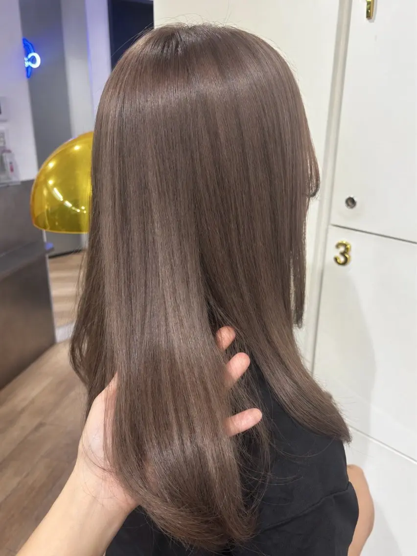セミロング ヘアカラー ブリーチ/ダブルカラ ー🍀mizukiのヘアスタイル