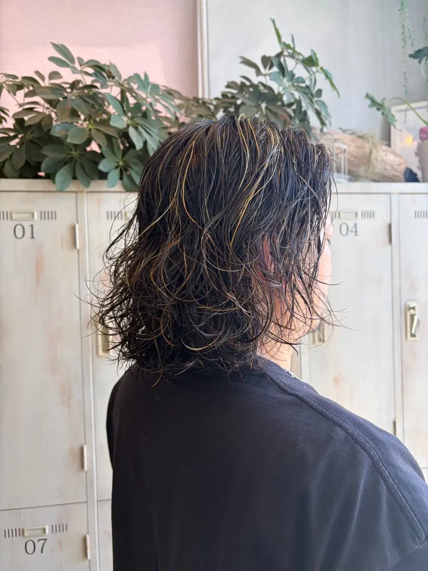 パーマ メンズ カット パーマ モリチナツ / 五所川原のヘアスタイル