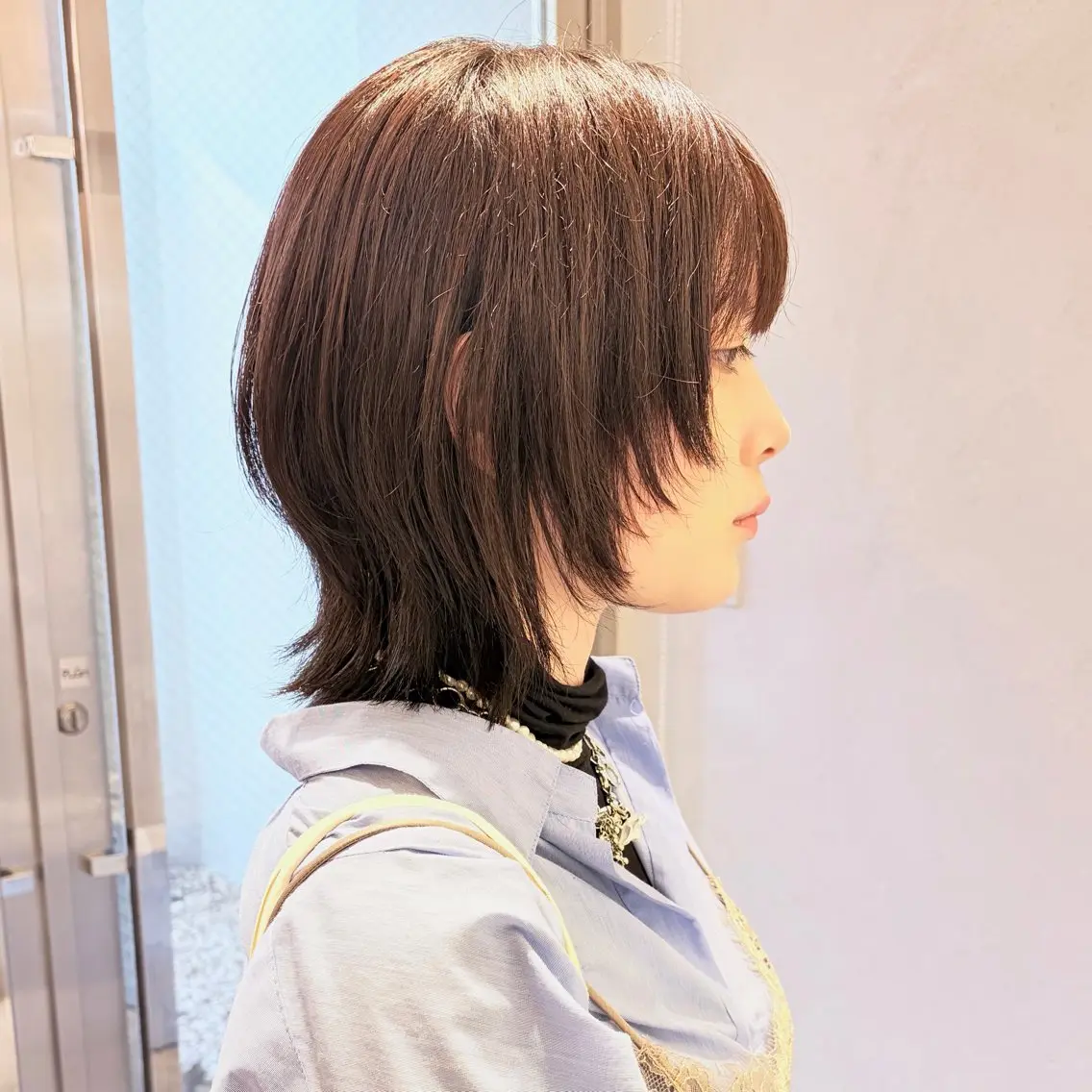 ショート ボブ ウルフカット ウルフボブ カット ヘッドスパ レイヤーカット🪄 ヘアセット🪄シホのヘアスタイル