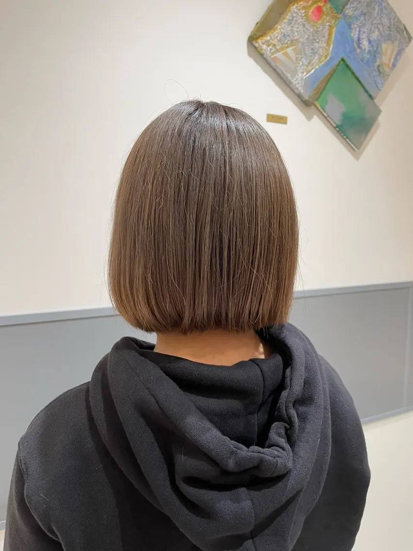 ミディアム カット ヘアカラー KINOSHITA 🌸のヘアスタイル