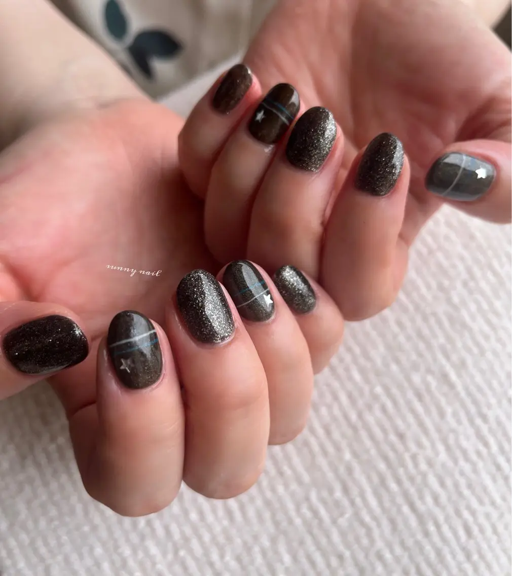 ネイル カジュアル ジェルネイル パラジェル sunny nailのネイルデザイン