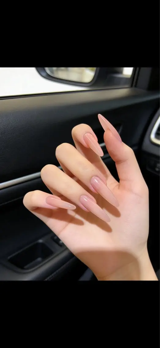 ネイル 長さ出し ワンカラーネイル ネイルチップ ハンドネイル U.MI Nail ミカのネイルデザイン