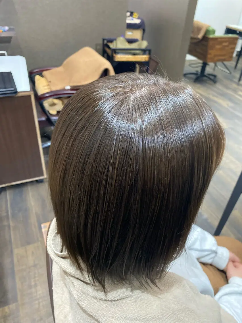 ショート パーマ ストレートパーマ フルヤ タクミのヘアスタイル
