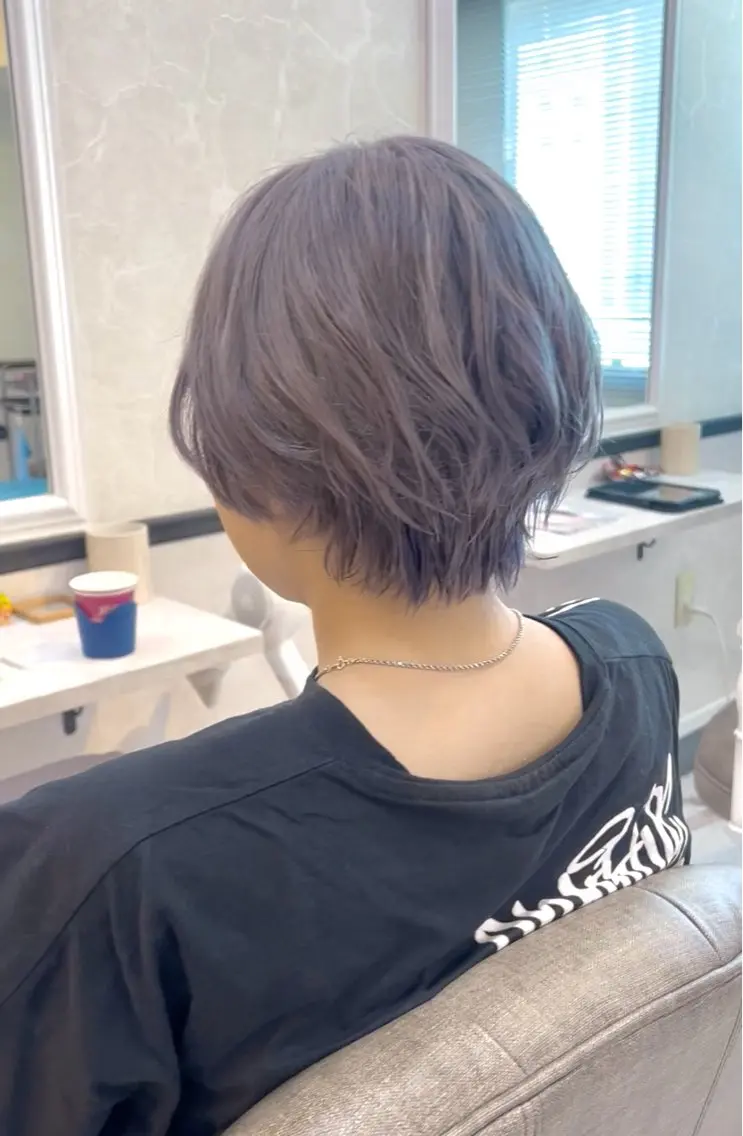 ショート カラー カット ヘアカラー トリートメント 大人デザイン 🍃MORIKA🍃のヘアスタイル