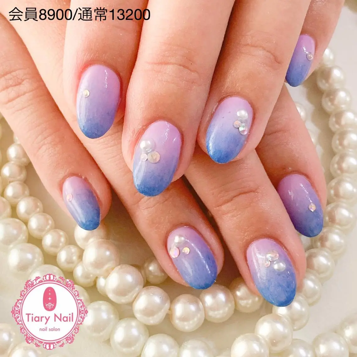 ネイル 桜ネイル 長さ出し オフィスネイル スカルプネイル シンプルネイル 💗🪽Tiary Nail🪽💗のネイルデザイン