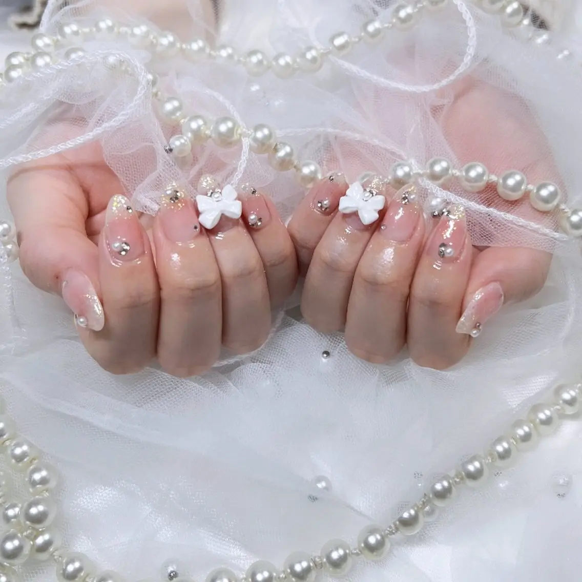 ネイル チークネイル ハンドネイル Ćuu Nail kahoのネイルデザイン