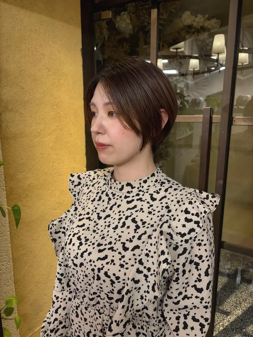 ショート ショートボブ ボブ ショートヘア カット zerohair むらなかあやね🐰ᩚのヘアスタイル