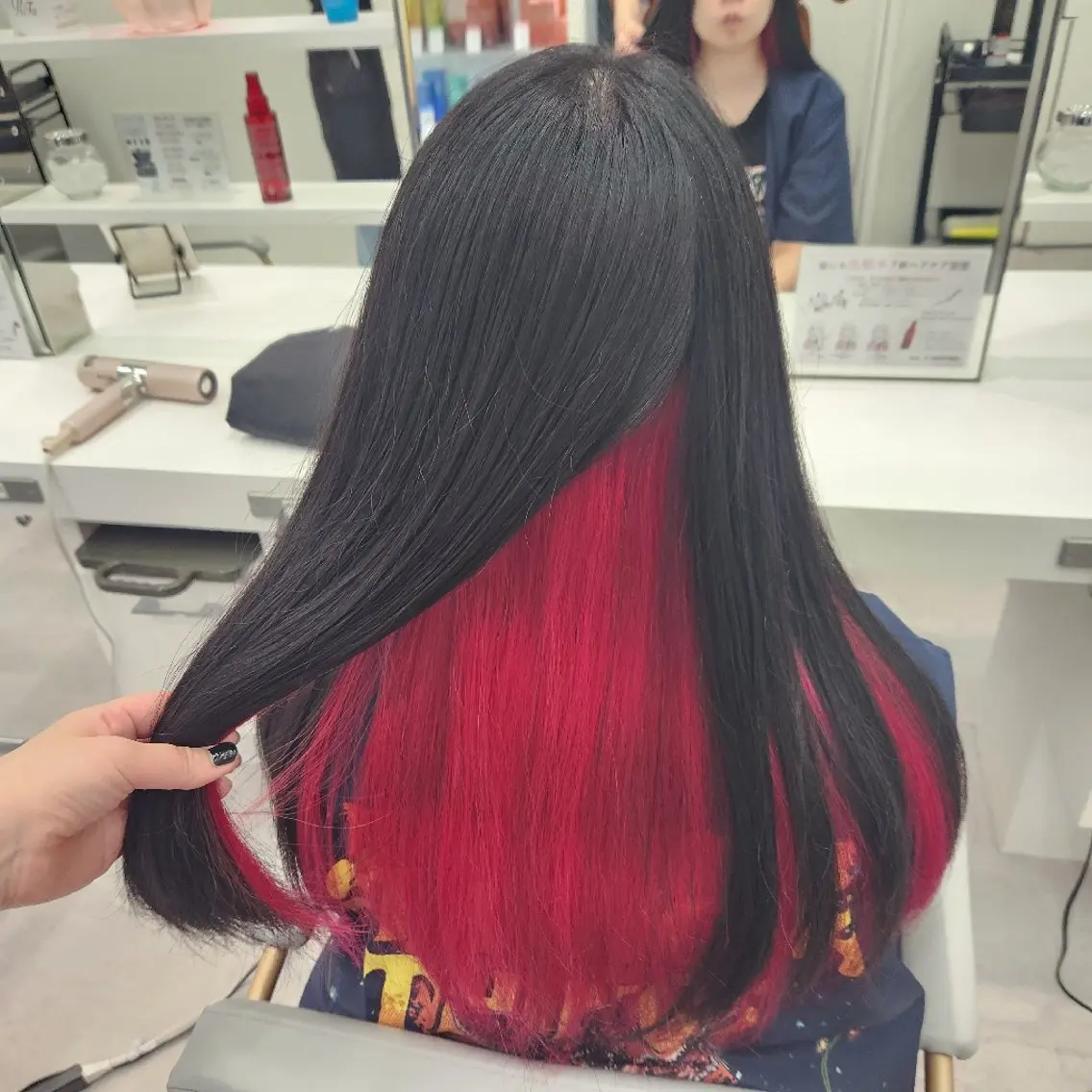 ロング カラー ヘアカラー トリートメント 推しアニメカラー🌈 ツヤ透明感カラー🦄のヘアスタイル