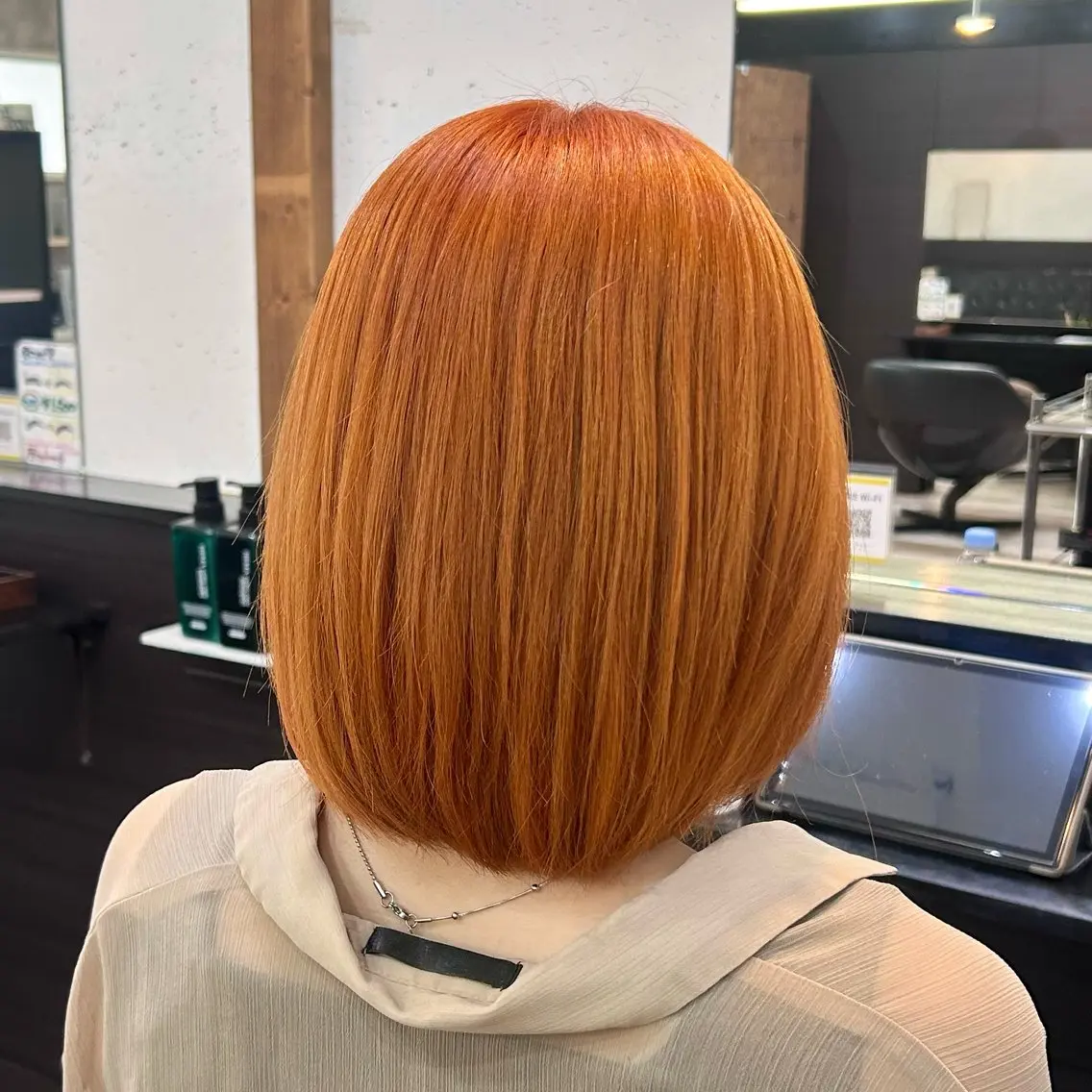ショート カラー ヘアカラー 透明感カラー 髪質 改善 Wカラー原心愛のヘアスタイル