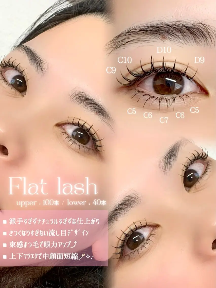 マツエク・マツパ ナチュラル eye salon La'nのマツエク・マツパデザイン