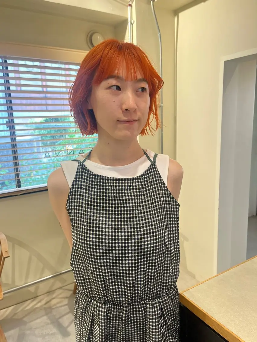 ミディアム カラー 🦮shiori アイドルオタク🦮のヘアスタイル