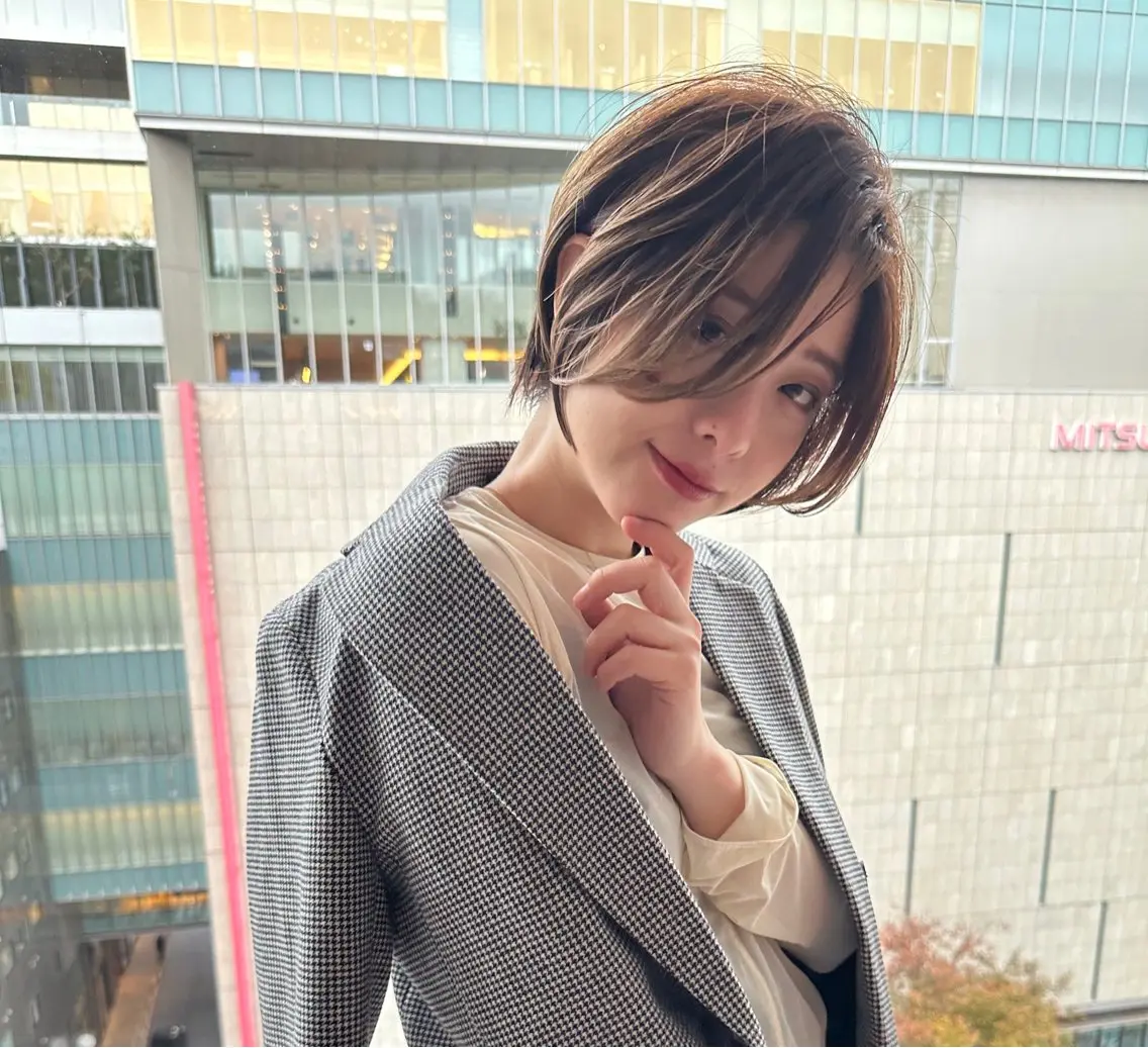 ショート くびれヘア ショートヘア 雨宮 美月/ショート特化のヘアスタイル