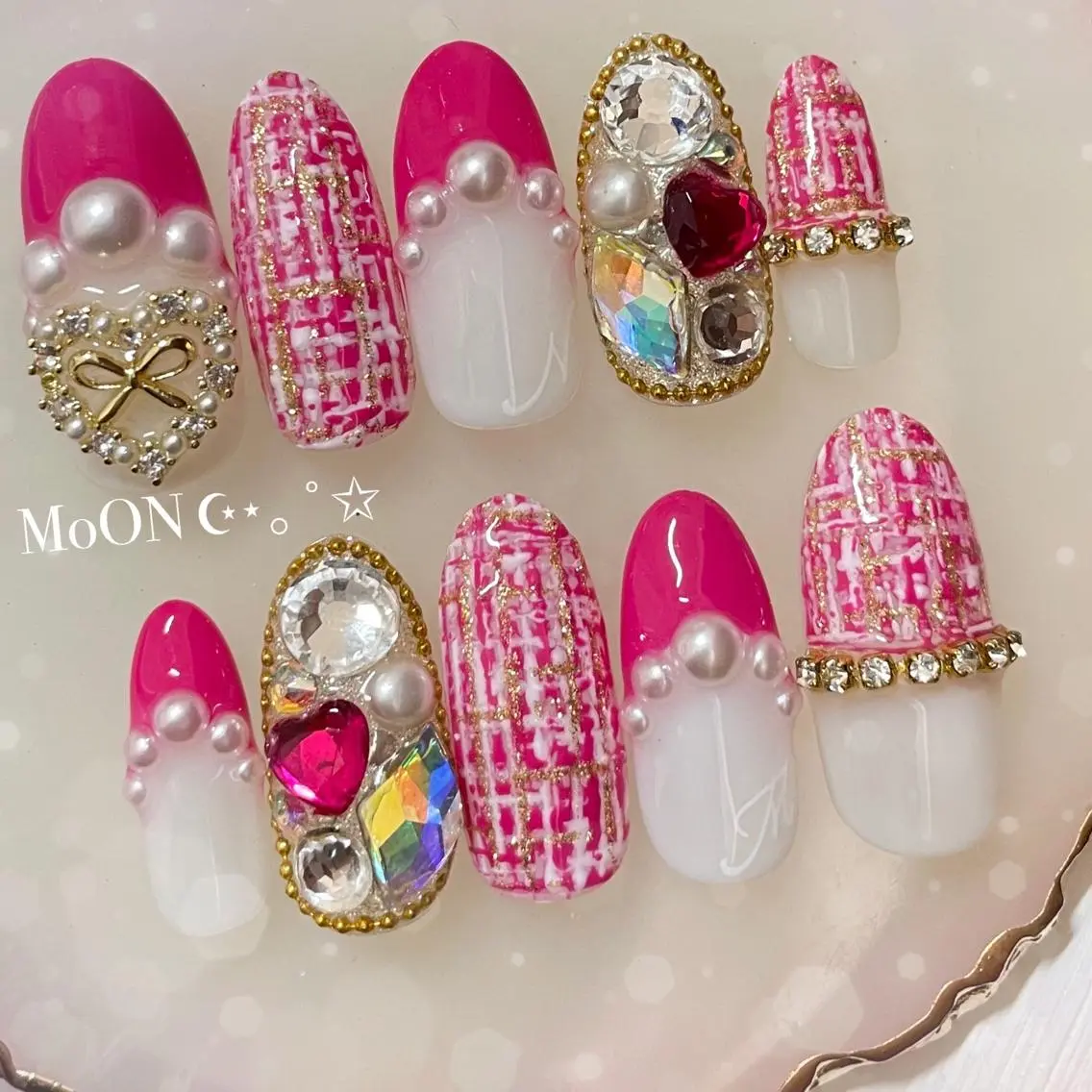 ネイル ハンドネイル ハンドケア MoON...❤︎ MeGuのネイルデザイン