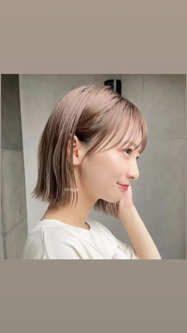 ショート ボブ 似合わせカット トリートメント ボブ/ショート /sora🌙✨️のヘアスタイル