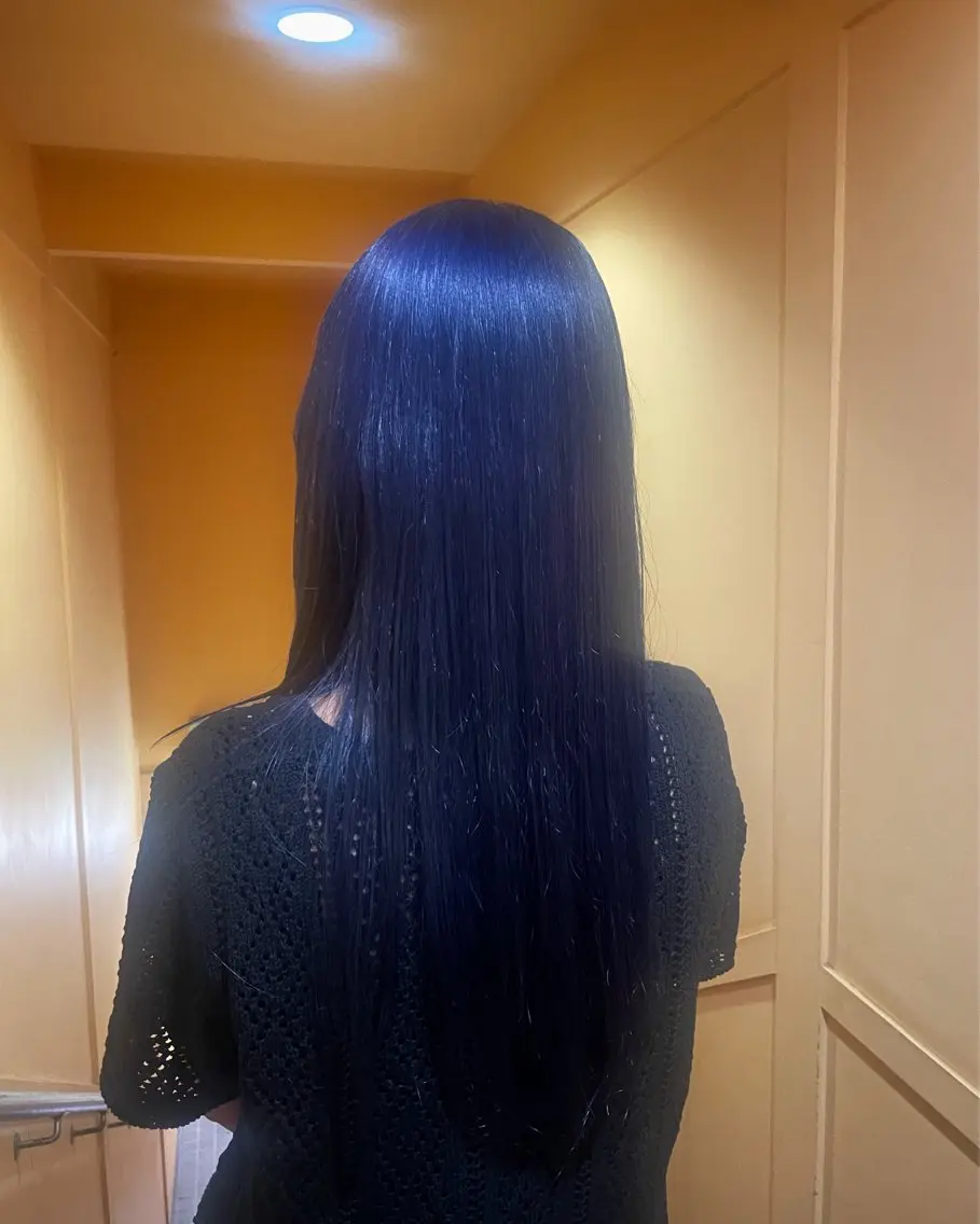 ロング ヘアカラー 大谷 羽音のヘアスタイル