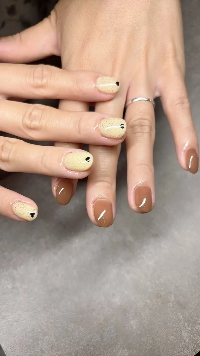 ネイル ハート 韓国ネイル ロングネイル 持ち込み シンプルネイル happiness nailのネイルデザイン