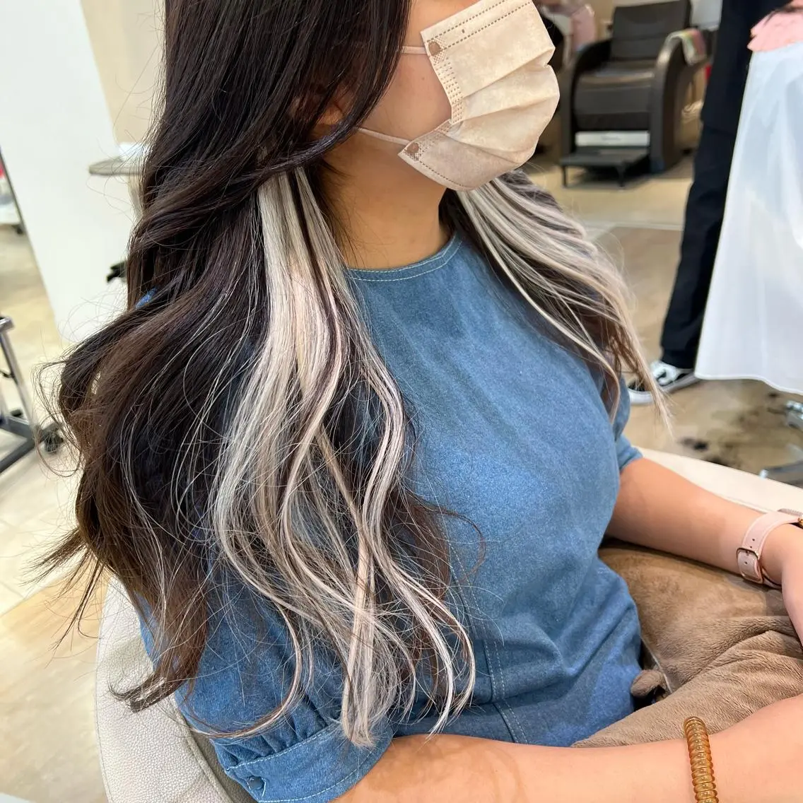 ロング エクステ 盛れるレイヤーカット 得意🌹井上美沙のヘアスタイル