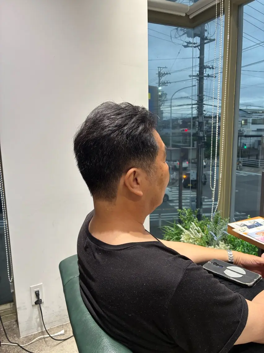 メンズ メンズベリーショート 平松 里穗のヘアスタイル