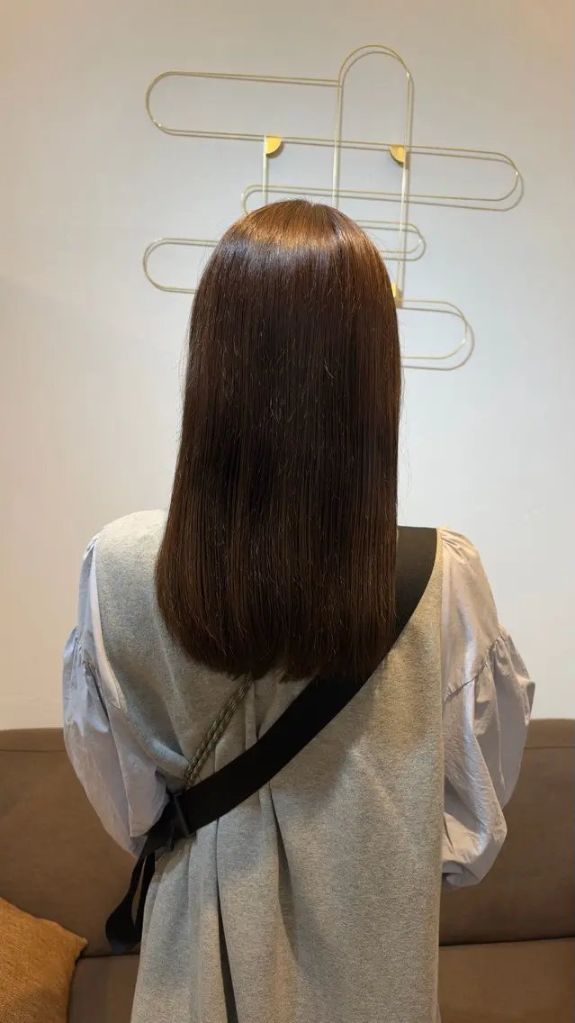 ロング カラー カット ヘアカラー 黒滝 真歩のヘアスタイル