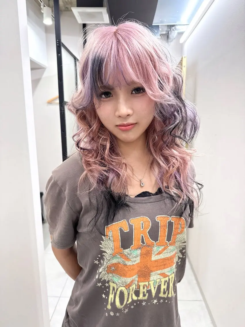ミディアム カラー ヘアカラー トリートメント 🍀お悩み改善憧れの 美髪　小林風雅のヘアスタイル