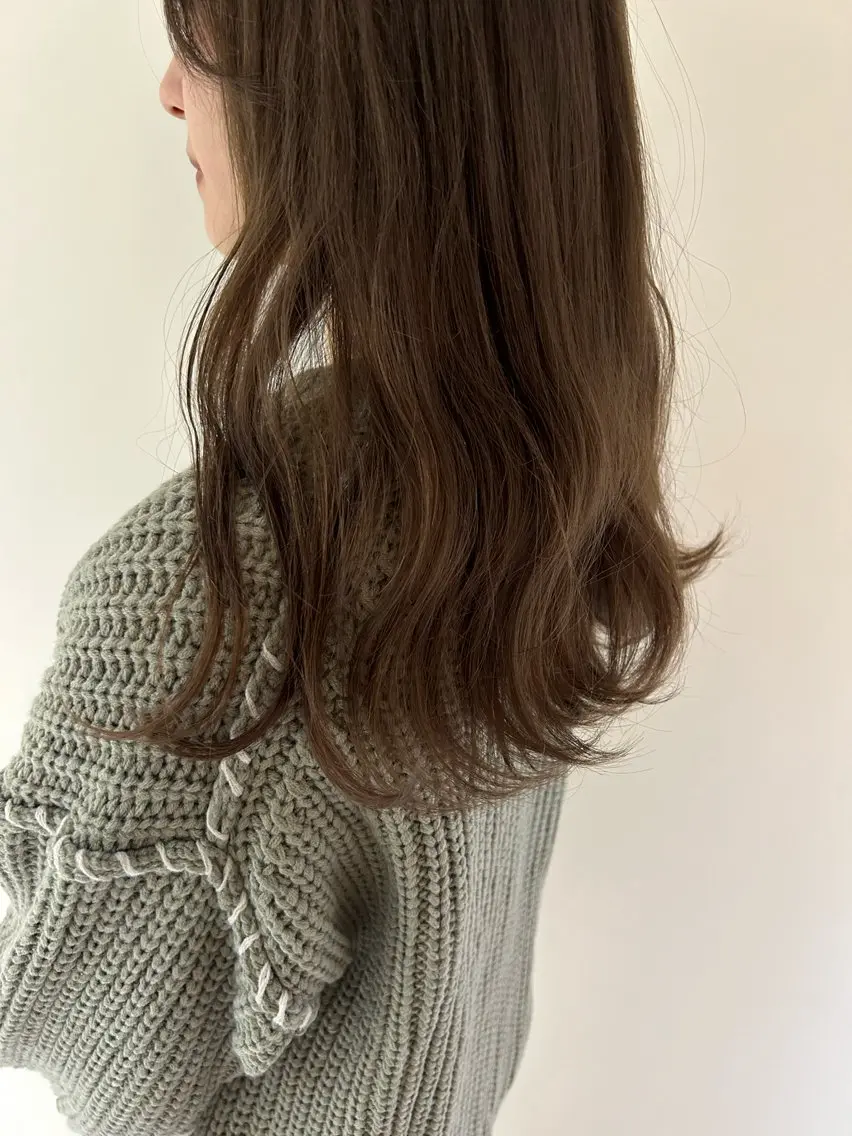 ロング 田中 樹奈のヘアスタイル