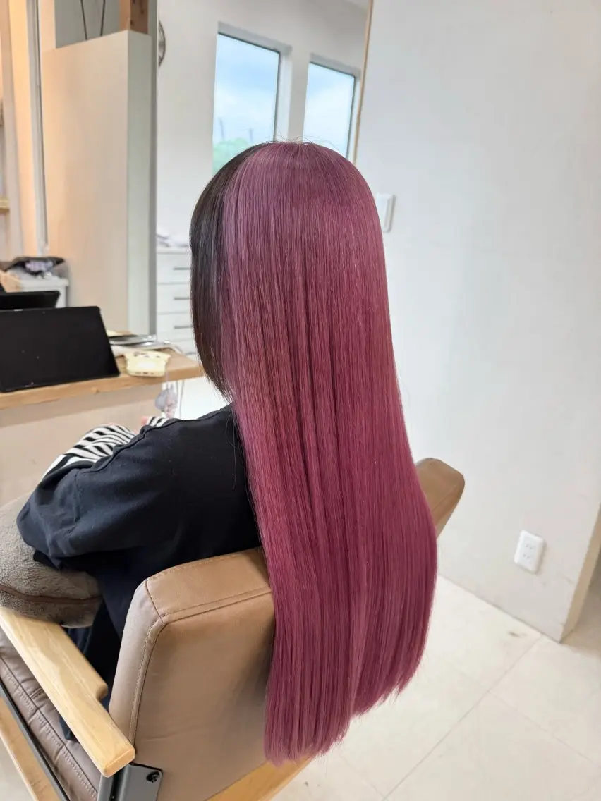 ロング ヘアカラー 鈴木 妃帆未のヘアスタイル