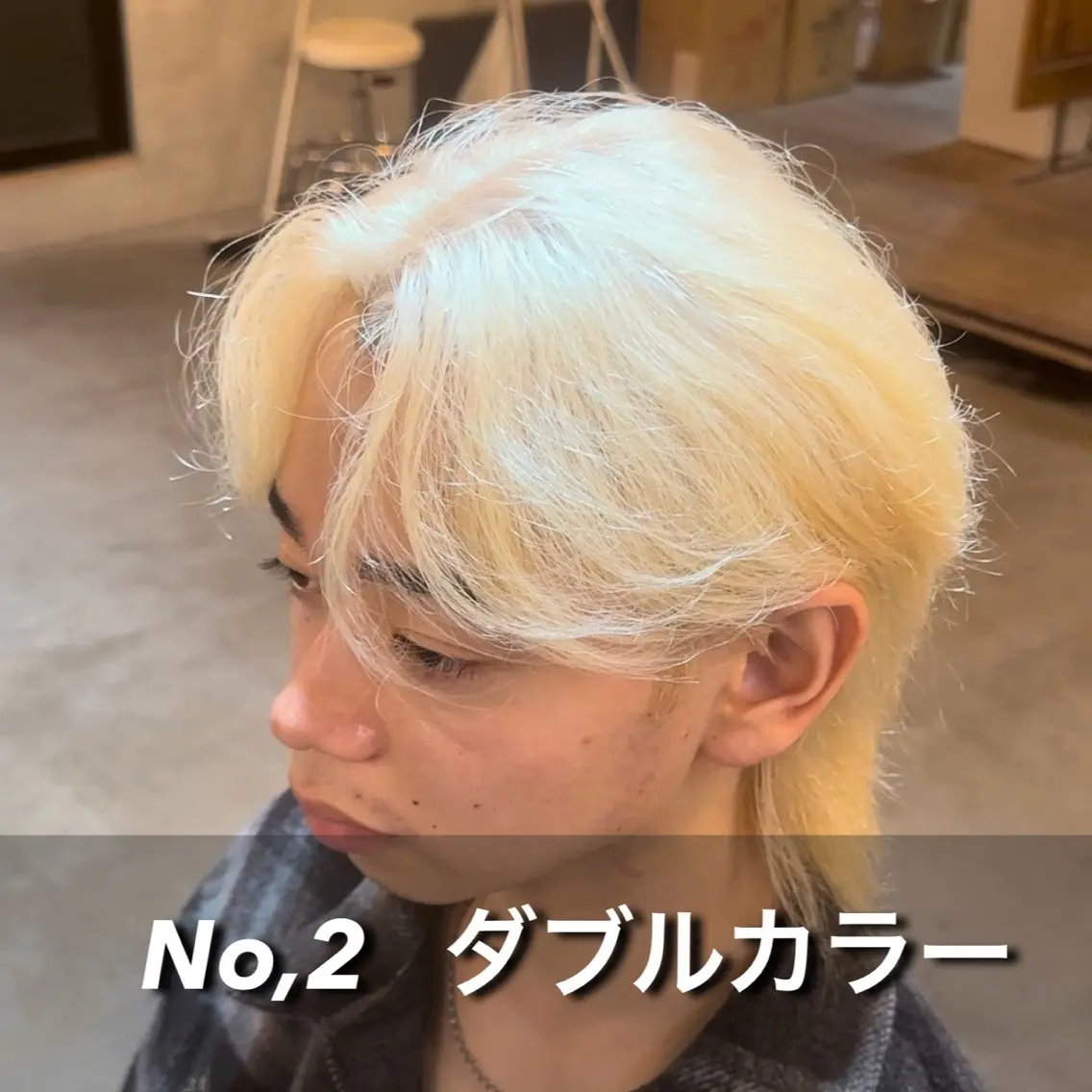 カラー メンズ カット ヘアカラー メンズサロン OVER町田店のヘアスタイル