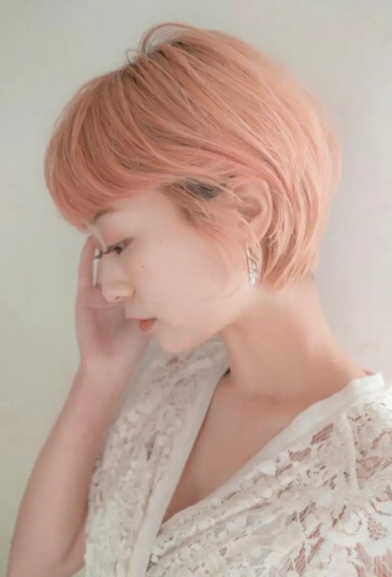 🌈ブリーチなしで作る透明感カラー🌈〔ダブルカラー〕＋〔1stepトリートメント〕の写真
