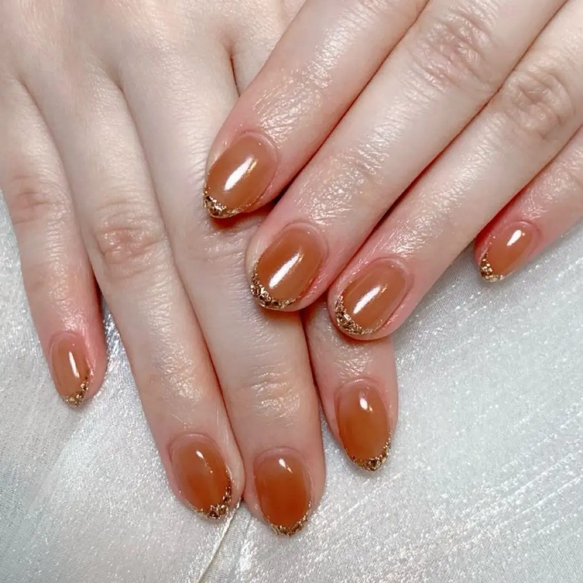 メンズ ネイル メンズ韓国風 アートネイル オーロラネイル ガーリー キラキラネイル ハンドネイル Nail salon 木にいるのネイルデザイン