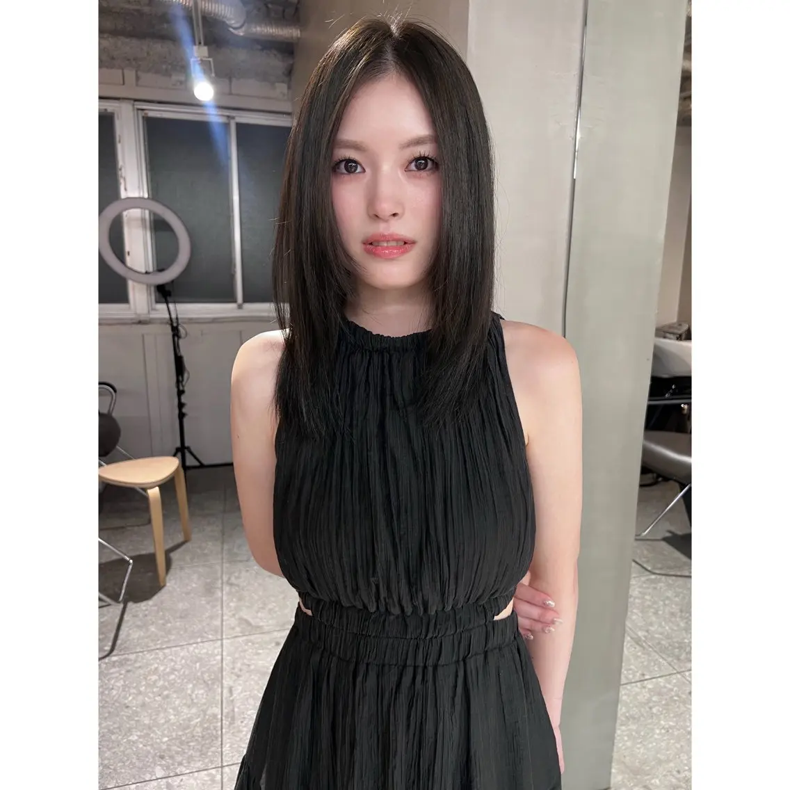 ミディアム ヘアカラー トリートメント fev kihoのヘアスタイル