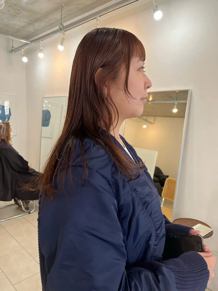 セミロング カラー eri kinjoのヘアスタイル