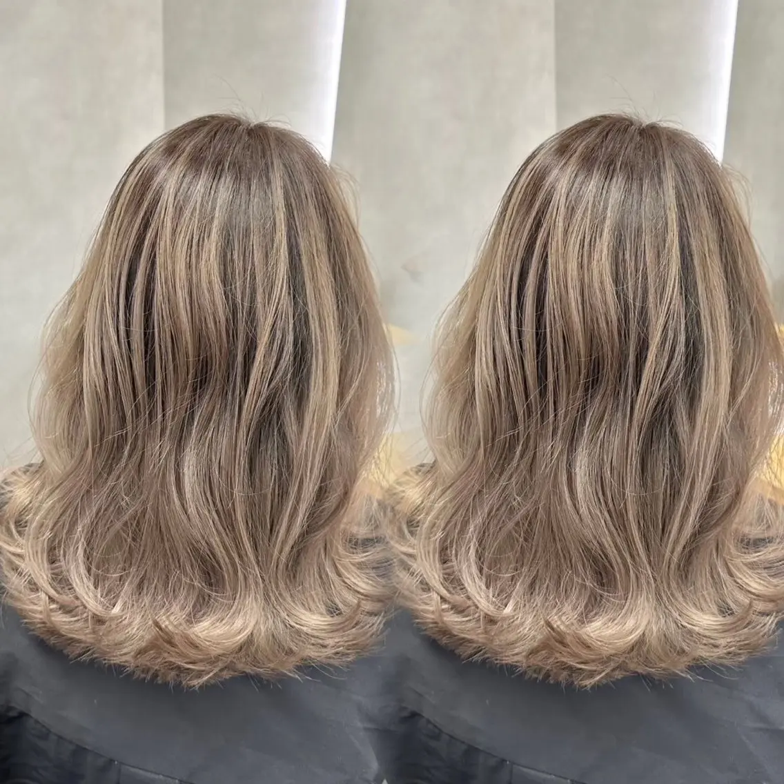 ミディアム カラー ✨NOAHLNOVA レイヤー・カラー✨のヘアスタイル