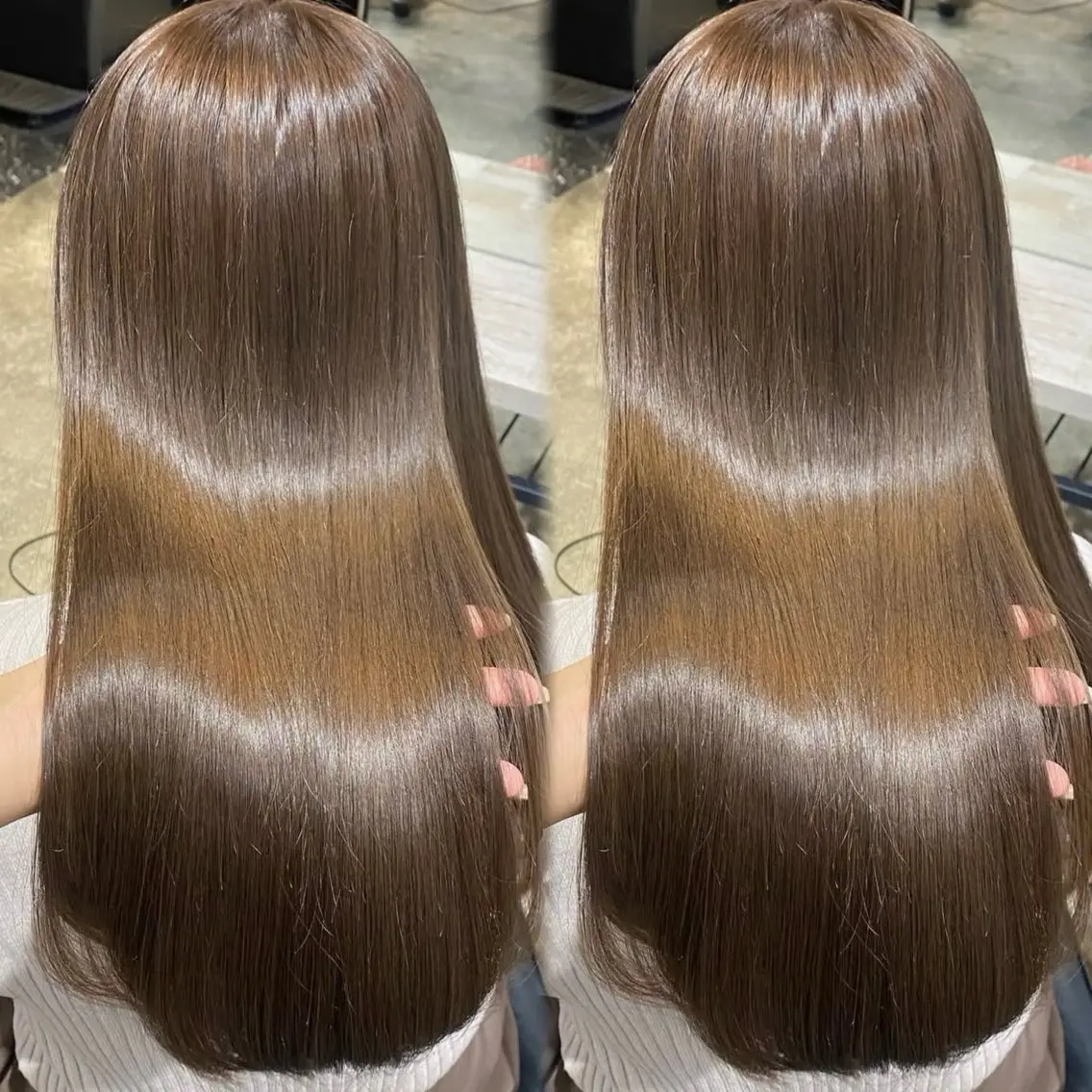 ロング カラー ヘアカラー トリートメント 透明感カラー/レイヤ ーカット/Maoのヘアスタイル
