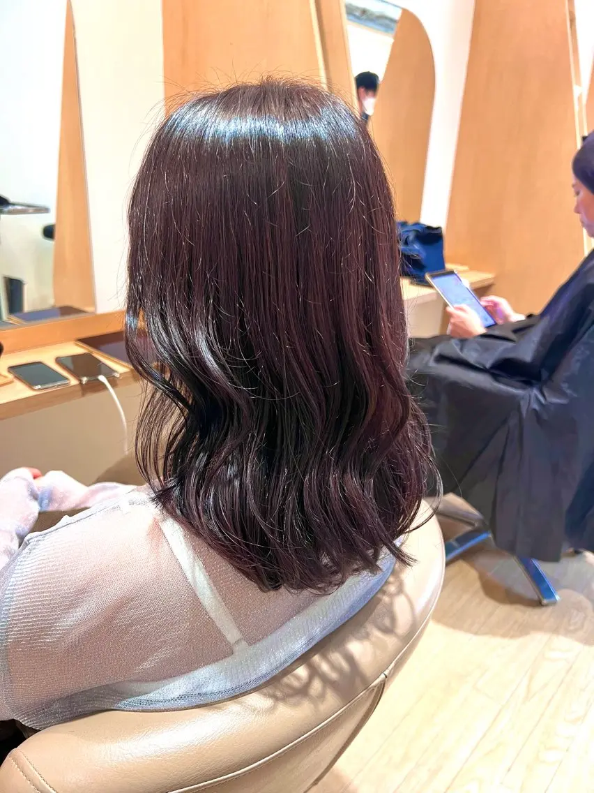 ミディアム ✨艶髪✨ 透明感カラー Rinのヘアスタイル