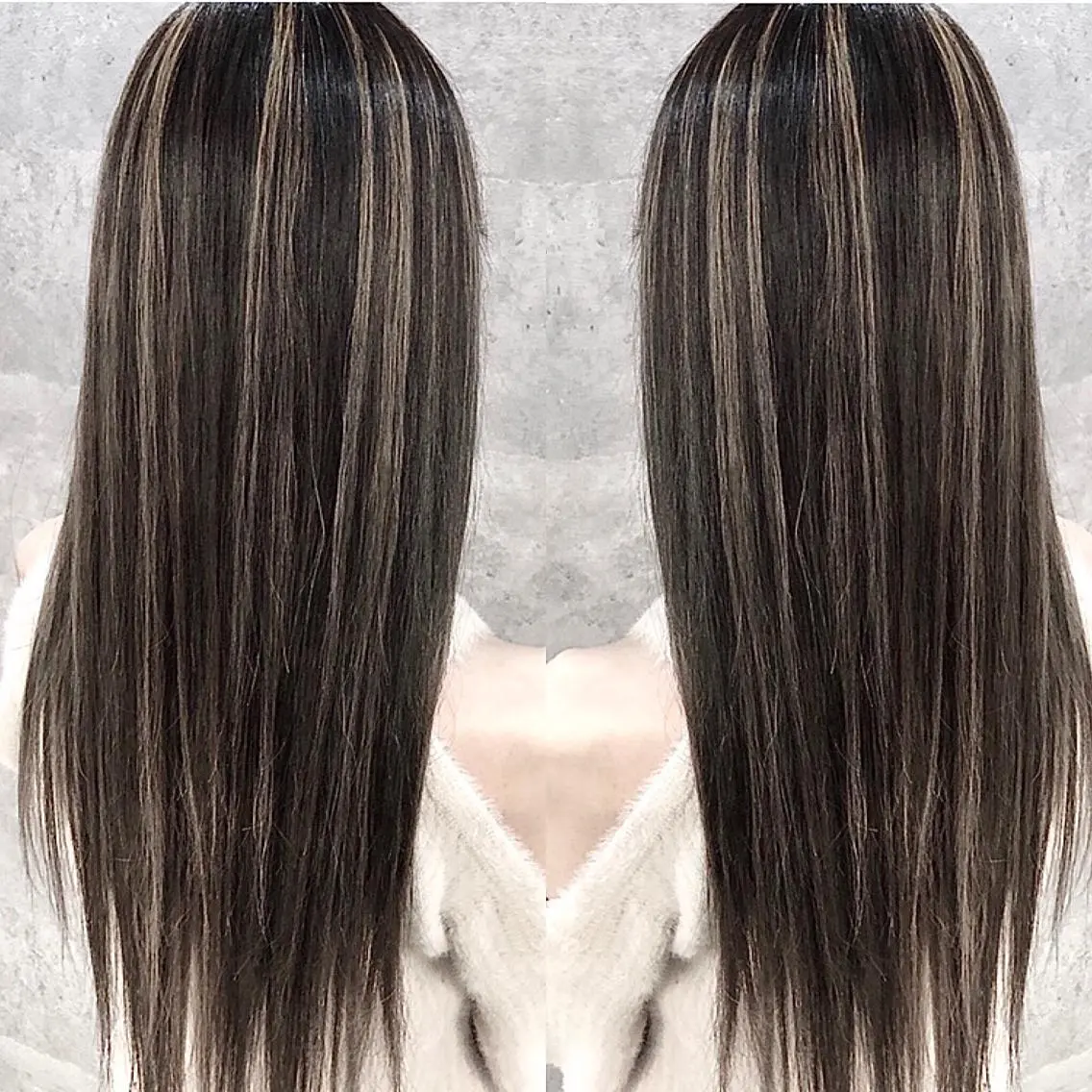 ロング カラー ハイライトカラー ハイライト ✨MiL✨ ✨心斎橋✨のヘアスタイル