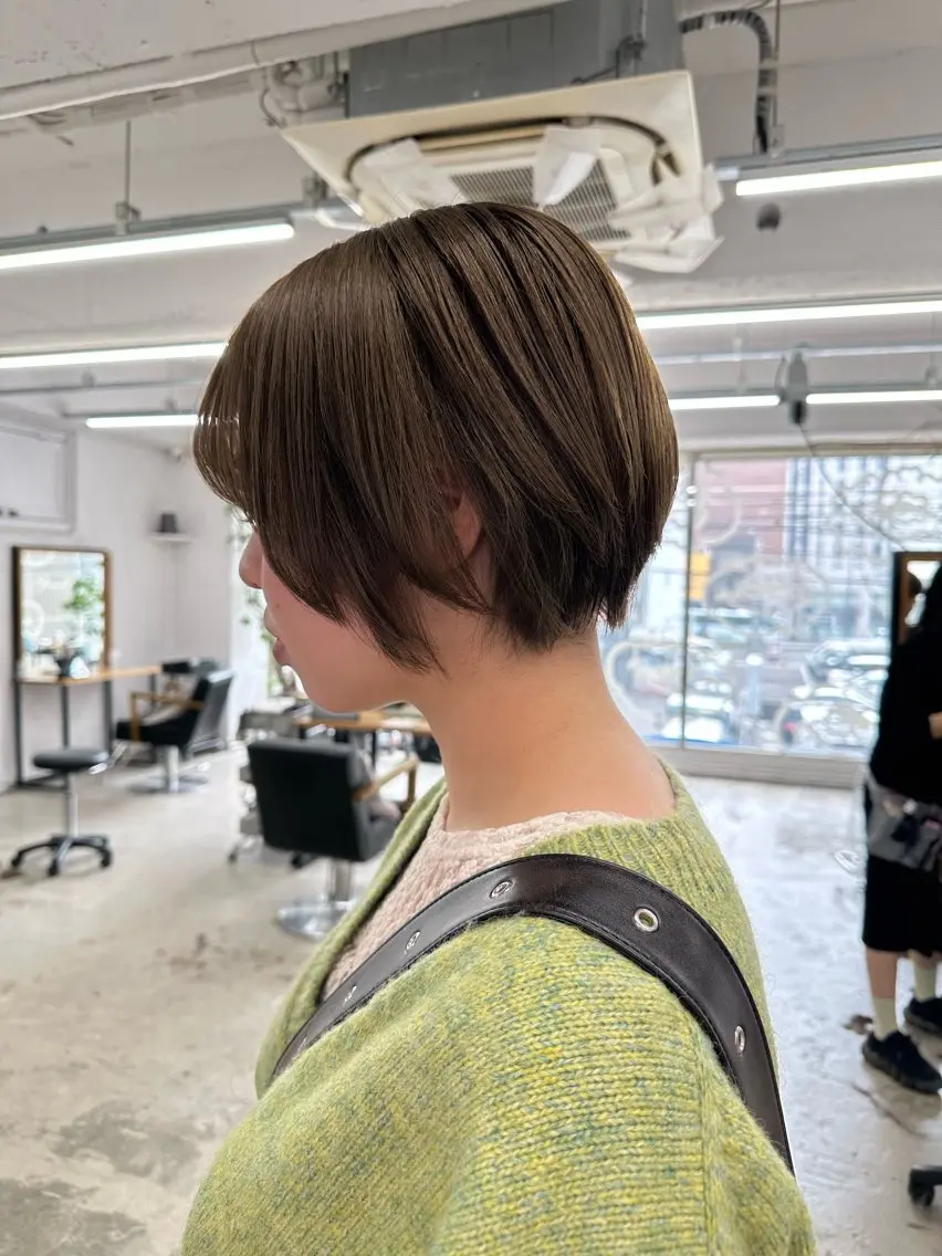 ショート ショートボブ ボブ ショートヘア 増田 百花のヘアスタイル
