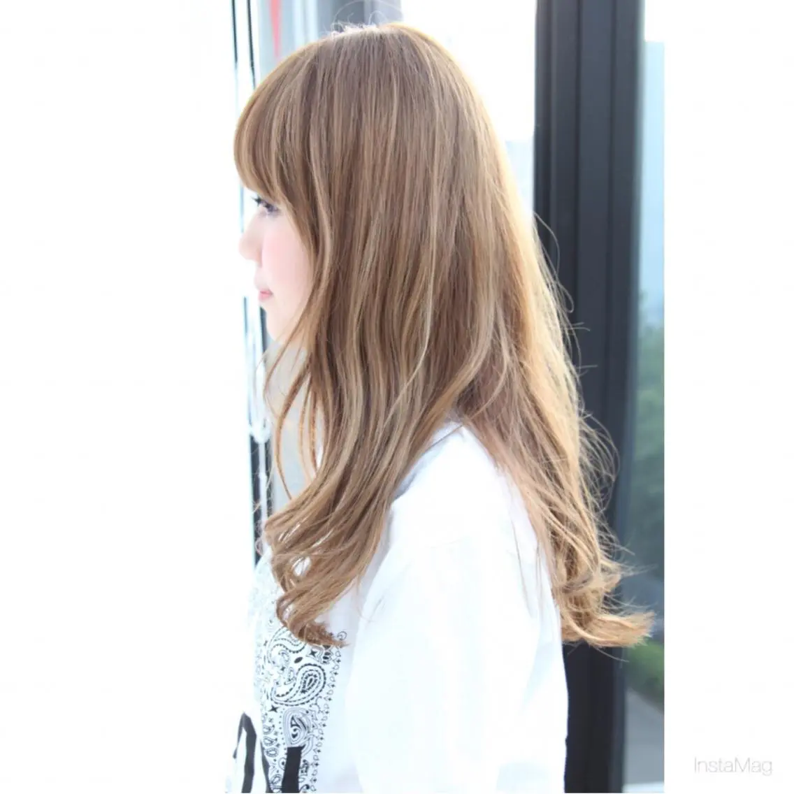 ロング dealers カルロスのヘアスタイル