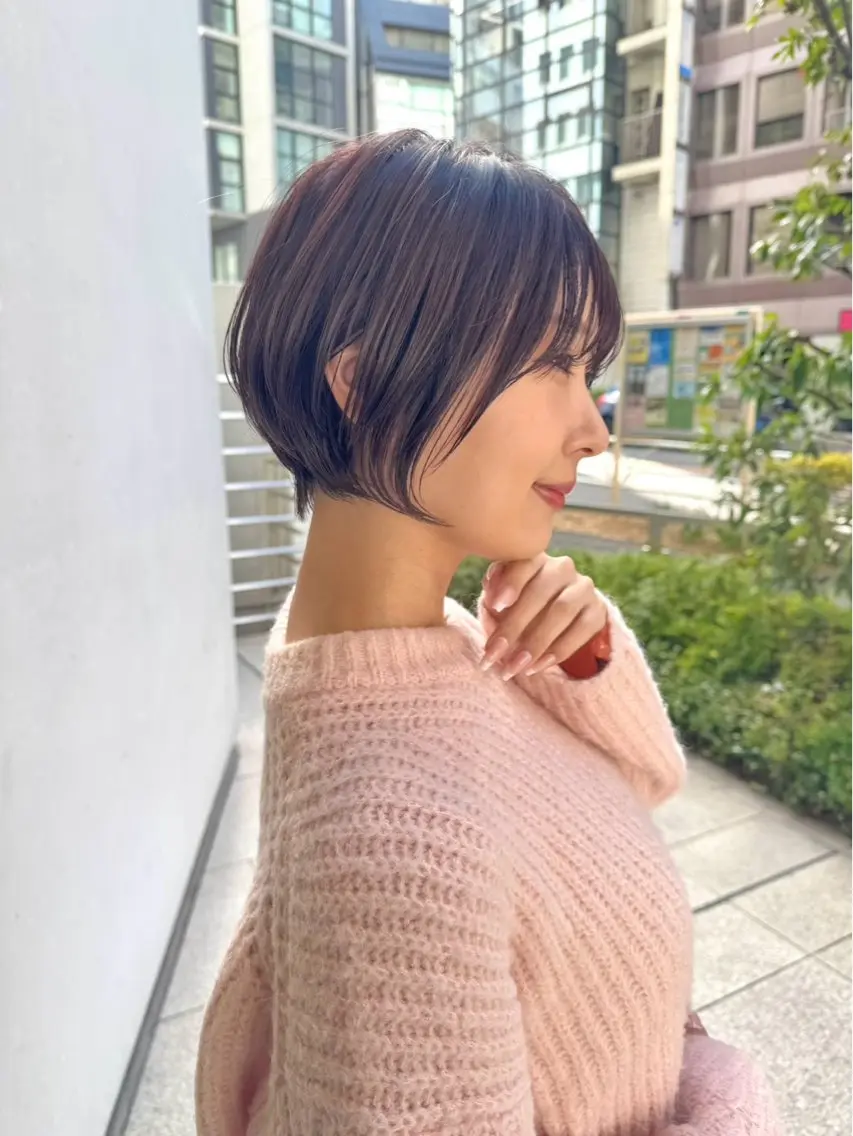 ショート 髪の年齢悩み解消/ 白髪と癖毛 松本雄光のヘアスタイル