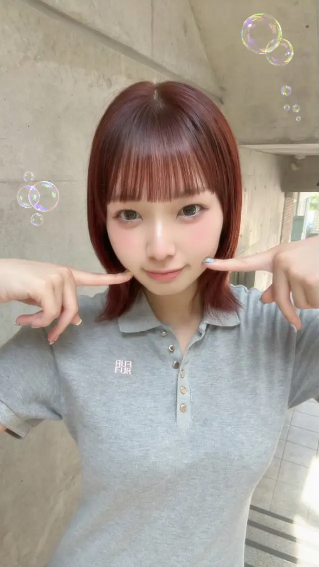 セミロング カラー ヘアアレンジ カット ヘアカラー トリートメント ヘアセット 愛されカラー🩷 はるなのヘアスタイル