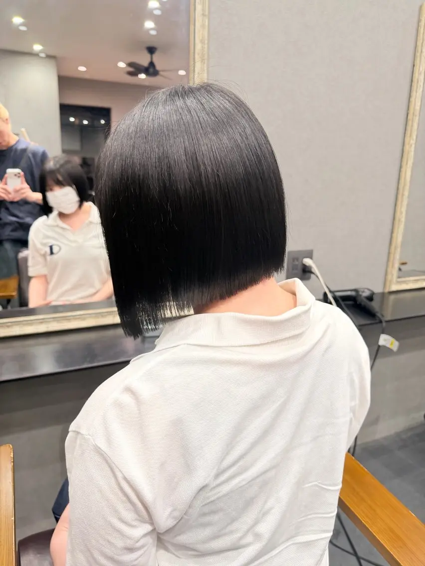 ヘアアレンジ ボブ 難波 海のヘアスタイル