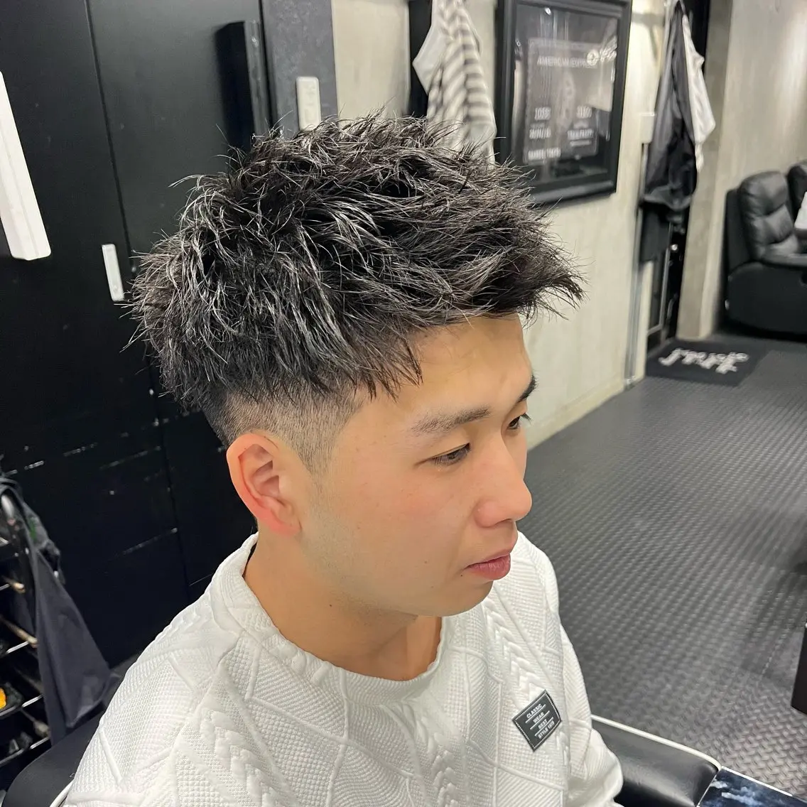 【爆モテハイトーンカラー🍒】メンズカット+ダブルカラー+1stepトリートメントの写真