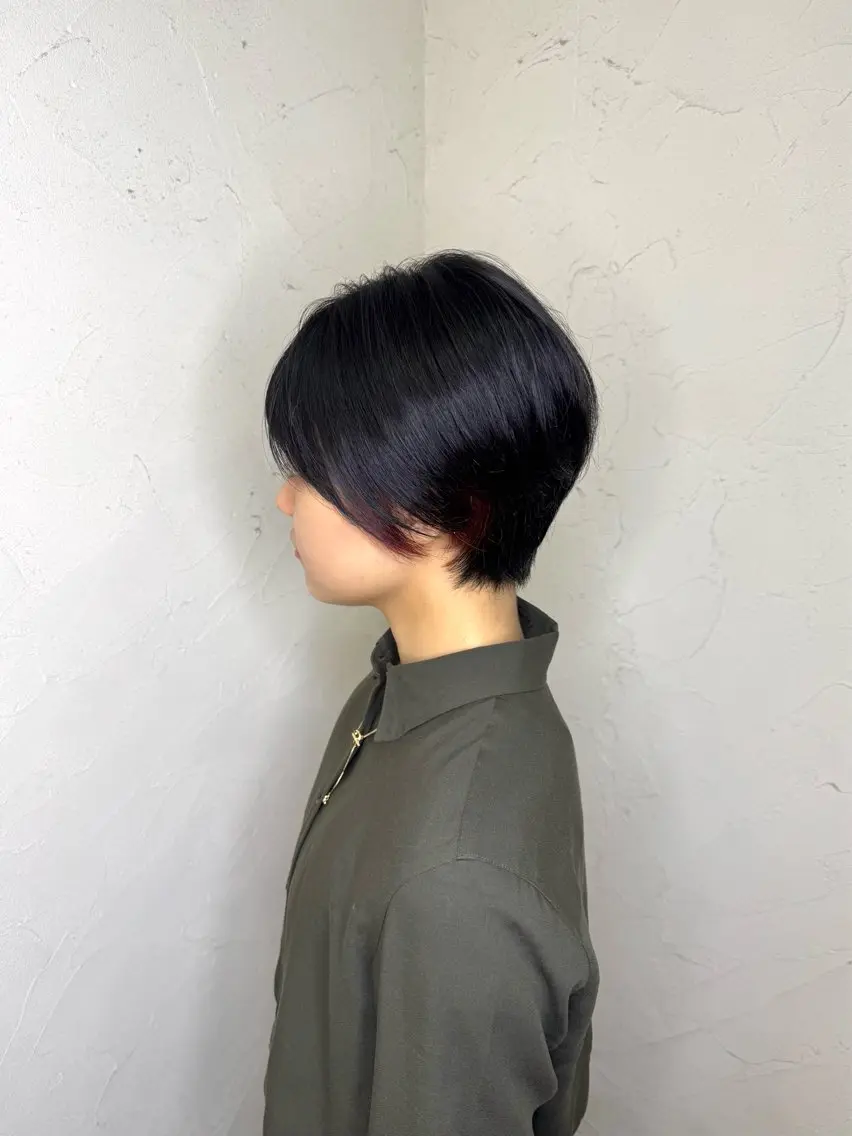 ショート カラー カット ヘアカラー 韓国ヘア🫧艶カラー 🫧髪質改善/オオヤのヘアスタイル
