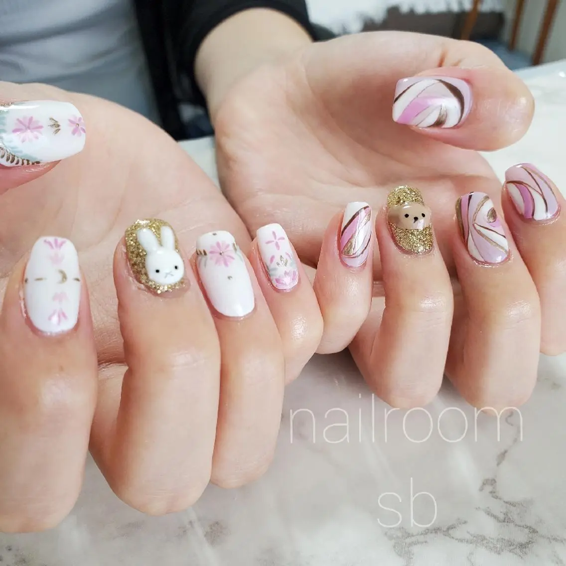 ネイル ハンドネイル nailroom‪ sb‪‪𓈒𓂂𓏸のネイルデザイン