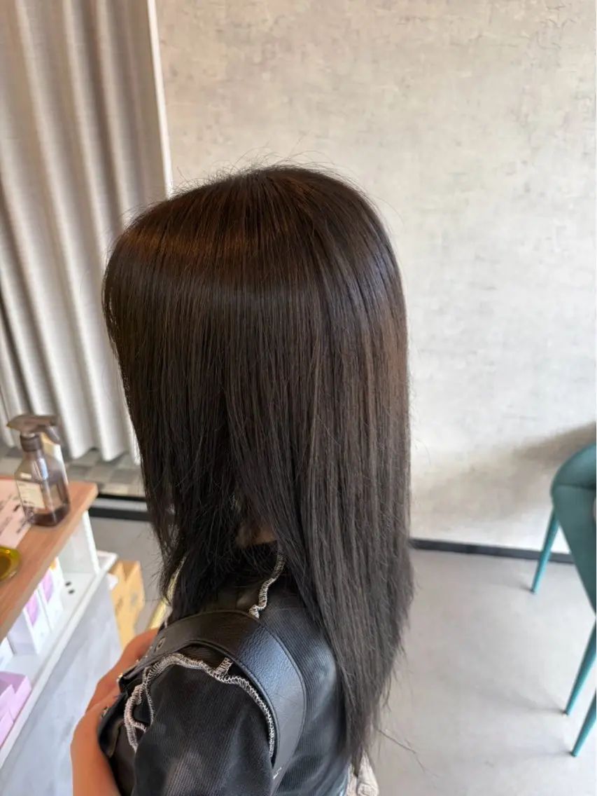 ミディアム ヘアカラー 比嘉 泰壽のヘアスタイル