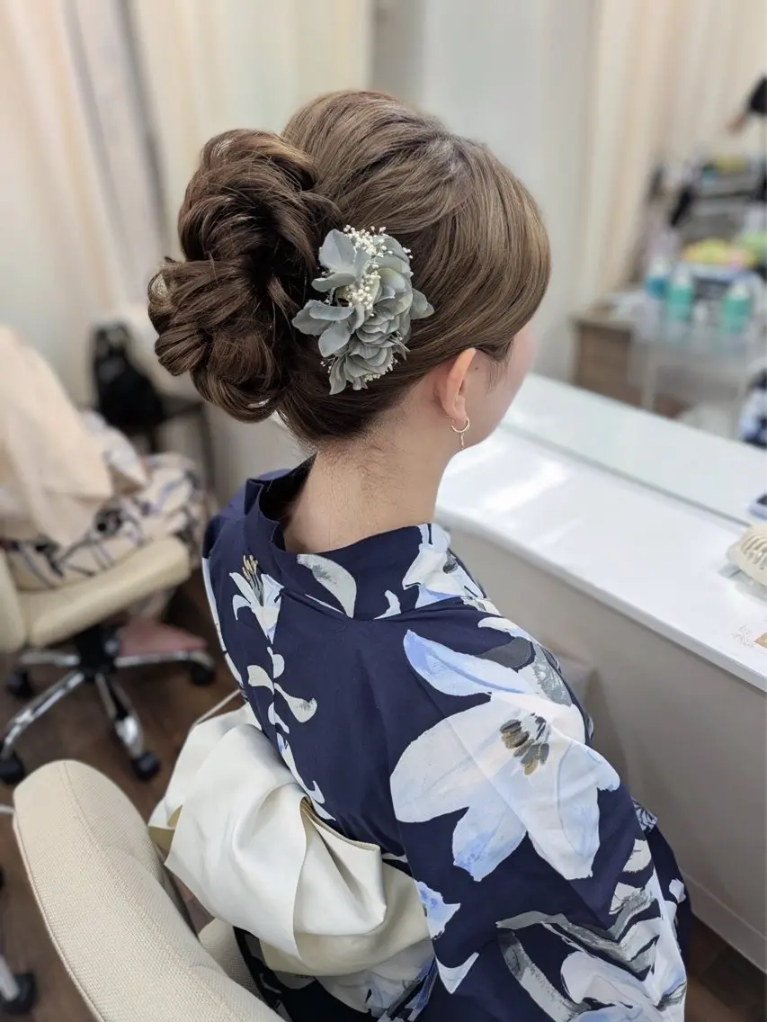 ヘアアレンジ YUMEYAKATA 五条店のヘアスタイル