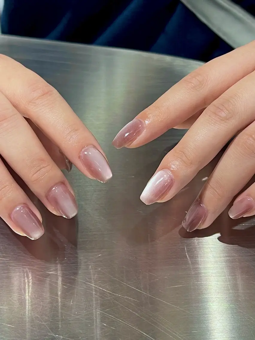 平日限定【ジェルスカルプ長さだしモデル🌷】ケア+ワンカラー（マグネット、フラッシュOK✨の写真