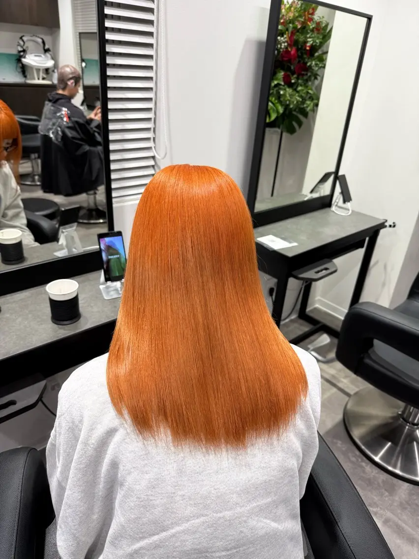 ロング カラー ヘアアレンジ ヘアカラー トリートメント ヘアセット 💗横浜美容室 💗HARUNAのヘアスタイル