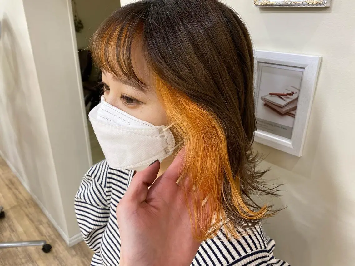 カラー SALOWIN栄 高須大貴のヘアスタイル