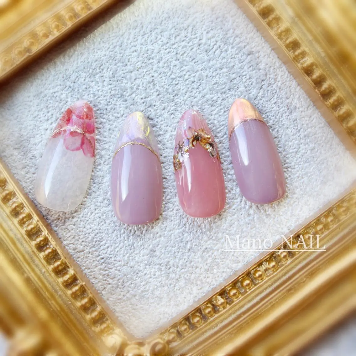 ネイル フレンチネイル ハンドネイル Mano NAILのネイルデザイン