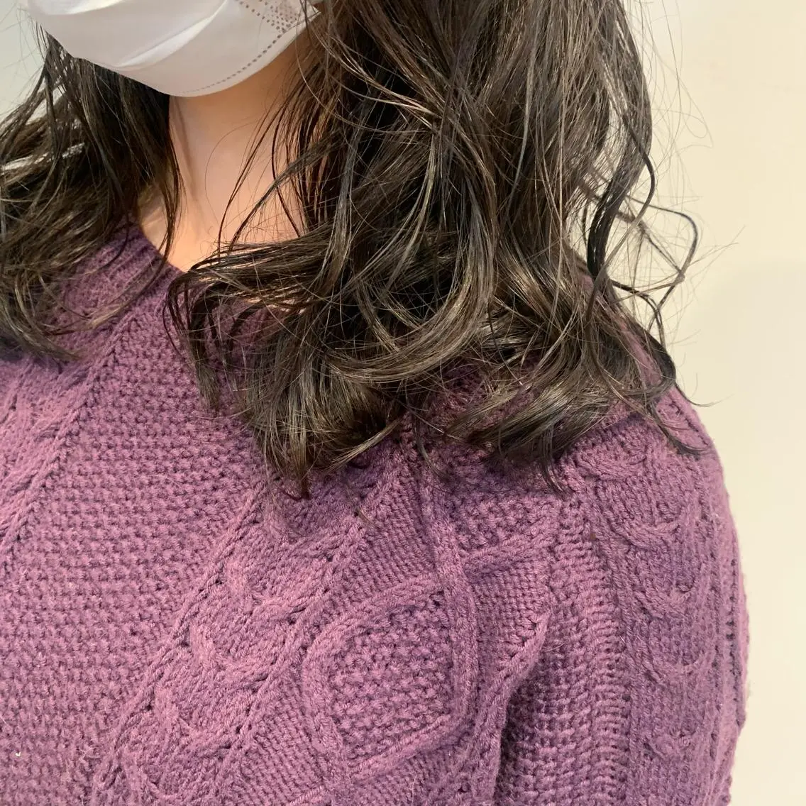 セミロング パーマ 安福 椎南のヘアスタイル
